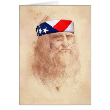 American Leaonardo da Vinci Greeting Cards