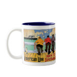 American Line Poster mugs