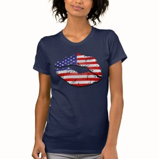 American Lips Tee Shirts