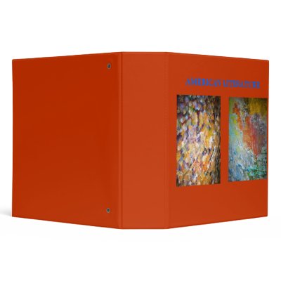 AMERICAN LITERATURE 3 RING BINDERS by roy902