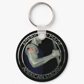American Made American Strong keychain