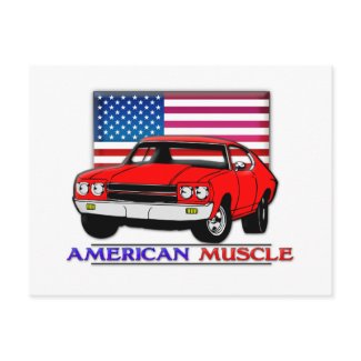 American Made Muscle postcard