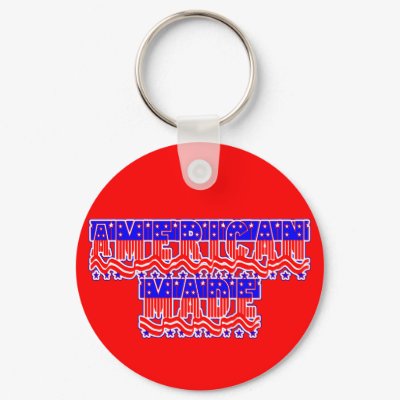 AMERICAN MADE RED KEYCHAIN by DCGoodies