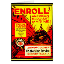 American Merchant Marine - Enroll Today ! cards