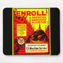 American Merchant Marine - Enroll Today ! mousepads
