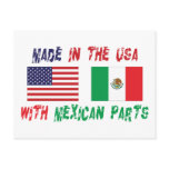 American Mexican American Post Card