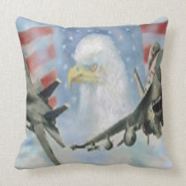 American Military Airplanes Reversible Pillow pillows