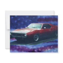 AMERICAN MOTORS 1974 JAVELIN SST invitations by LOOSIELUCY AMERICAN MOTORS 1974 JAVELIN SST invitations