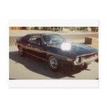 AMERICAN MOTORS JAVELIN AND GRAMLIN AND CACTI POSTCARD