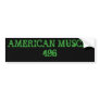 AMERICAN MUSCLE  496 BUMPER STICKER