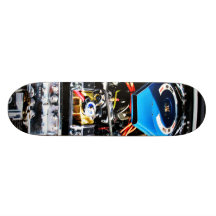 American Muscle Car Engine Skate Board Decks