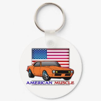 American Muscle Car keychain