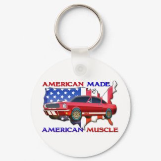 American Muscle Car keychain