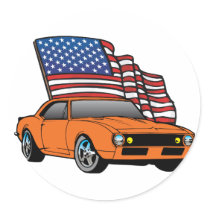 American Muscle Car stickers