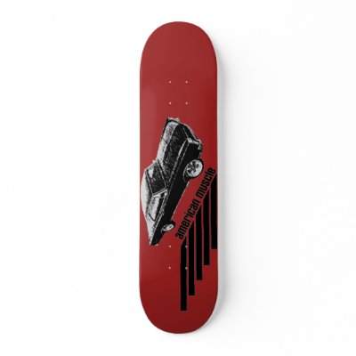 American Muscle Skateboard by GroundFloorDesigns