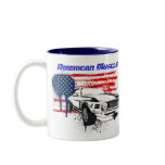 American Muscle U.S.A. Flag Camaro Car Coffee Mug