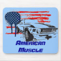 American Muscle U.S.A. Flag Camaro Car Mousepad by MistaSCARY American Muscle U.S.A. Flag Camaro Car Mousepad