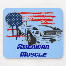 American Muscle U.S.A. Flag Camaro Car Mousepad by MistaSCARY American Muscle U.S.A. Flag Camaro Car Mousepad