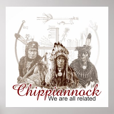 American Native Indian Poster We are all related by tshirt_shack