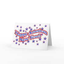 American New Year cards by Giftsforeverything American New Year cards