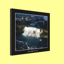 American Niagara Falls Aerial View canvas prints