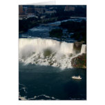 American Niagara Falls: Aerial View from Skylon Greeting Cards