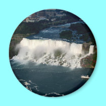 American Niagara Falls: Aerial View from Skylon magnets by Artists4God American Niagara Falls: Aerial View from Skylon magnets