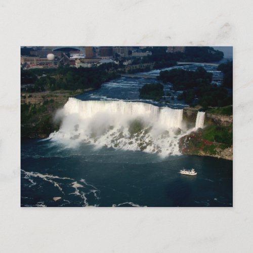 American Niagara Falls: Aerial View from Skylon postcard