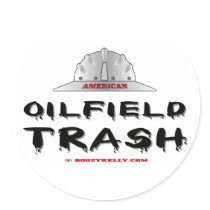 American Oilfield Trash Sticker by boozykelly American Oilfield Trash Sticker