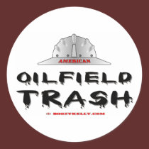 American Oilfield Trash Sticker by boozykelly American Oilfield Trash Sticker