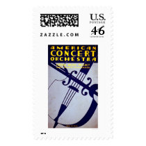 American Orchestra 1936 WPA Postage Stamp