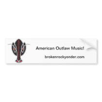 American Outlaw Music Bumpersticker