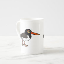American Oystercatcher Porcelain Mugs