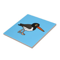 American Oystercatcher Ceramic Tile