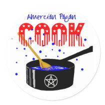 American Pagan Cook stickers by rayvinsrainbow American Pagan Cook stickers
