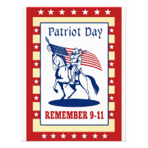 American Patriot Day Remember 911  Greeting Card Custom Announcement