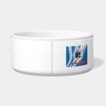 American Patriot Day Remember 911 Greeting Card Dog Bowls