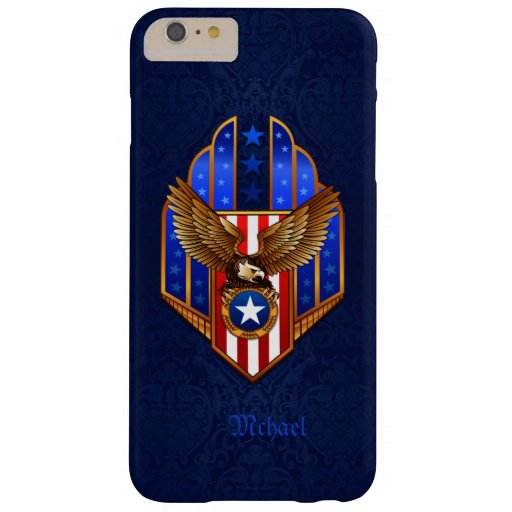 American Patriot Eagle Shield Barely There iPhone 6 Plus Case | Zazzle