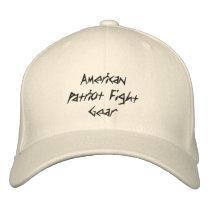 American Patriot Fight Gear embroidered hats by flybyknight84 American Patriot Fight Gear embroidered hats