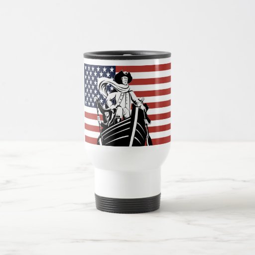 American Patriot Flag revolutionary leader Mugs