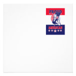 American Patriot Independence Day Poster Greeting Invitations