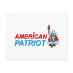 American Patriot Liberty Tattoo Post Card