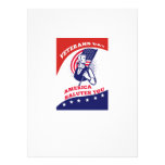 American Patriot Veterans Day Poster Greeting Card Custom Announcement