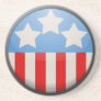American Patriotic Beverage Coaster