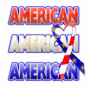 American Patriotic Ribbon photo sculptures