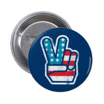 American Peace Button buttons