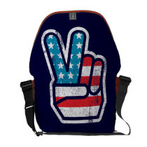 American Peace Rickshaw Messenger Bag messenger bags