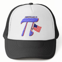 AMERICAN PI (PIE) - MATH HUMOR TRUCKER HATS