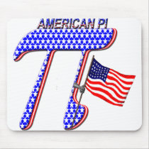 AMERICAN PI (PIE) - MATH HUMOR MOUSE PADS