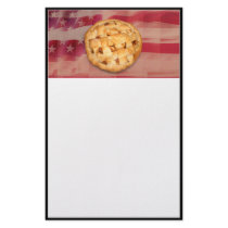 American Pie on Old Glory Stationery Design